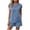 Light Blue, variant on Zynoxe Womens Two Piece Matching Sets Summer Short Sleeve Top and Shorts Short Sets Cotton Linen Lounge Outfits for HomewearLight BlueS