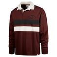 thumbnail image 2 of Men's '47 Cardinal Arkansas Razorbacks Clubhouse Knox Thames Long Sleeve Rugby Polo, 2 of 3