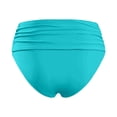 thumbnail image 5 of HOWPAY Women Bikini Bottoms High Waisted Tummy Control Basic Swim Briefs Full Coverage Causal Solid Color Beach Pool Bathing Suit Bottoms Sky Blue XXL, 5 of 5