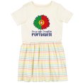 thumbnail image 3 of Inktastic I'm So Cute, I Must Be Portuguese Sunflower Girls Toddler Dress, 3 of 5
