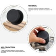 thumbnail image 3 of WEAVILUX 2Pcs Black Pot Lid Handles Premium Stainless Steel and Bakelite Pan Cover Accessories, 3 of 6