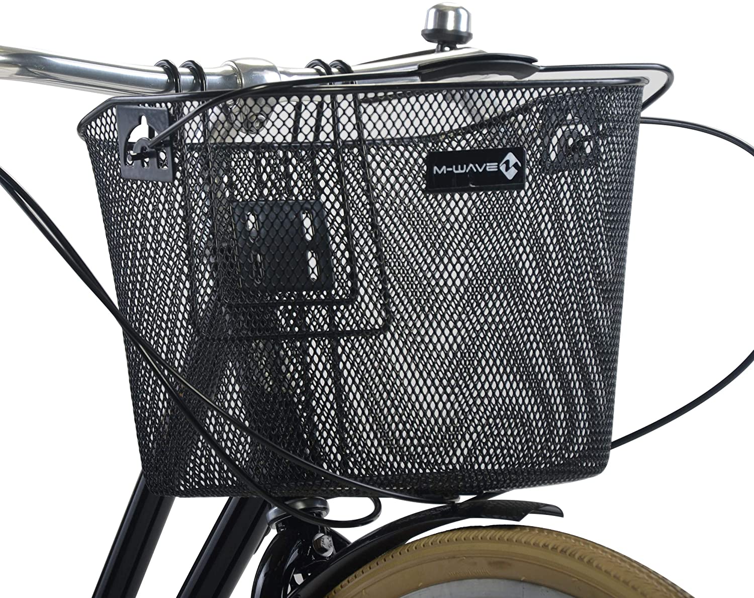 M-Wave Quick Mount Wire Basket, Black, 18.5 Liters - image 4 of 5