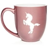 Unicorn Ceramic Coffee Mug Tea Cup Gift (16oz Rose Gold)