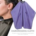 thumbnail image 3 of EeaseCA 1 Pce Cape de Coiffure Professionnelle Imperméable pour Salon de Coiffure, Robe de Barbier Extensible, Tablier (Violet), 3 of 8