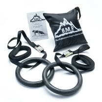 Black Mountain Products 1200lbs Rated Multi-Use Exercise Gymnastics Rings