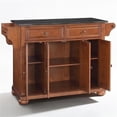 thumbnail image 3 of Pemberly Row Traditional Wood Kitchen Island with Granite Top in Cherry, 3 of 7