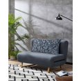 thumbnail image 3 of Dandelion Pillow Covers King Size, Navy Blue Flowers Modern Minimalist Spring Soft Bed Throw Pillowcases Breathable Cooling Long Lumbar Body Pillow Sham Cover for Bed Sofa 20''x40'', 3 of 7