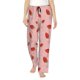 thumbnail image 1 of Balery Cute Strawberry C Pantalones de pijama para mujer, pijamas ultraligeros, pantalones de estar por casa-Large, 1 of 6
