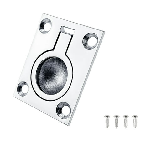 

48x38mm Stainless Steel 316 Boat Deck Hatch Latch Cabinet Flush Mount