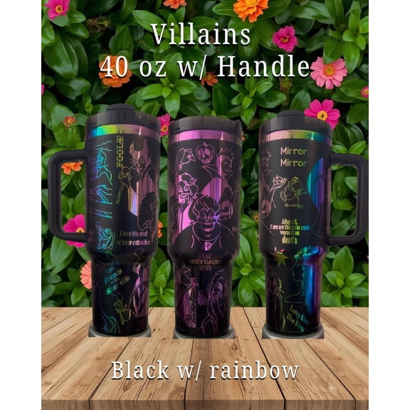 Star Mug Villains' Tumbler - Tumbler With Handle, To-Go Coffee Mug 40oz