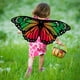 thumbnail image 4 of ButterflyBack Hanging ButterflyDecorative BalloonsKids Toy ButterflyCloak Garden Flag Decoration, 4 of 5