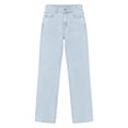 thumbnail image 2 of YTCAMLO Stretch Cotton Jeans for Women Plus Size 70s Retro High Waisted Denim Pants with Pockets Button Front Baggy Boyfriend Trousers, 2 of 5