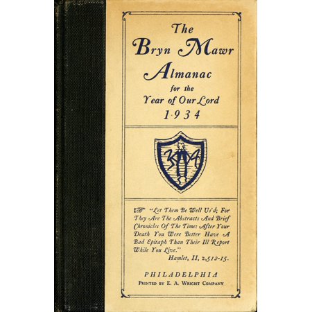 (Custom Reprint) Yearbook: 1934 Bryn Mawr College - Bryn Mawr Yearbook (Bryn Mawr, PA)