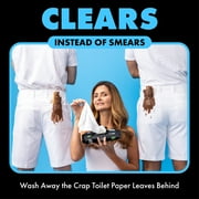 DUDE Wipes Flushable Wipes, XL On-The-Go Wet Wipes, Unscented, 30 Count
