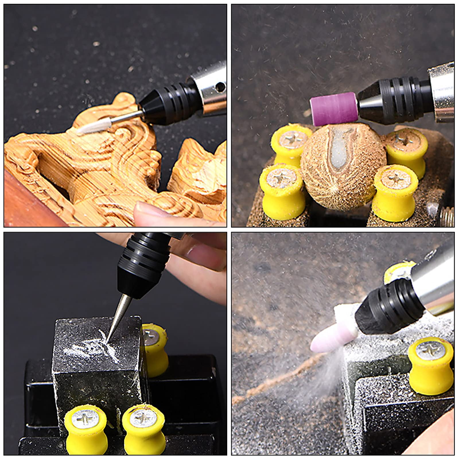 Engraving Pen Portable Electric Engraving Tool Kit, Rechargeable Engraver Machine for Metal Glass Wood Leather Jewellery Carving Drilling Lettering
