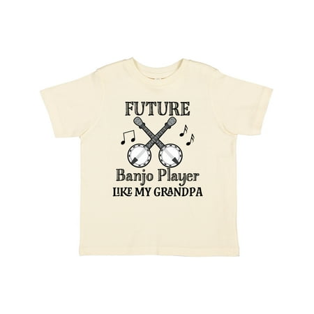 

Inktastic Future Banjo Player Like Grandpa Gift Toddler Boy or Toddler Girl T-Shirt