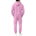 thumbnail image 5 of Mooqilaa Boys Athletic Outfit Sets, Long Sleeve 2 Piece Fleece-lined Casual Boys' Activewear Clothing Sets Pink Size 9-10 T, 5 of 6