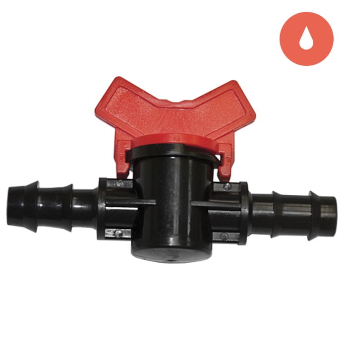 1/2'' Double Barbed Water Shut Off Valve