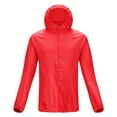 thumbnail image 5 of iHPH7 Womens Fall Clothing Zip Up Jacket Hooded Jacket Women Womens Fall Jackets Travel Jacket Hooded Rain Jacket Women Thin Jackets for Women Lightweight Red 4XL, 5 of 6