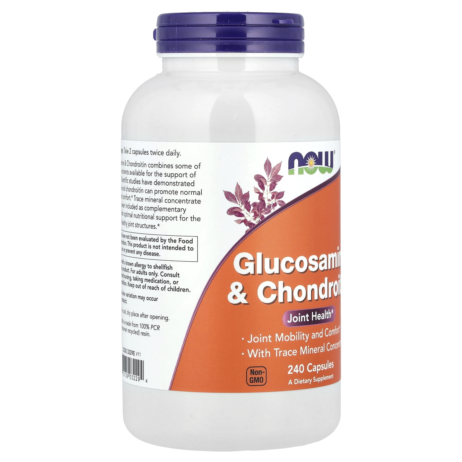 Glucosamine & Chondroitin with Trace Minerals - 240 Capsules