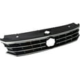 thumbnail image 4 of Front Upper Grille Black w/Chrome Compatible with 2016 2017 2018 2019 Volkswagen VW Passat S SE SEL Front Molding Grille Grill Replaces # 561853651HOQE, 4 of 7