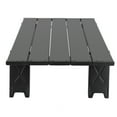 thumbnail image 3 of Table Pliante Eddwiin - Mini Table Pliante Portable en Alliage d'Aluminium Table de Camping Barbecue Pique-Nique Noire, 3 of 8