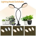 thumbnail image 5 of USB Plant Grow 312 LEDs Sunlight Full Spectrum Adjustable Desktop Clamp Growing for Indoor Plants 5 Dimmable Levels 4812H Timer, 5 of 7