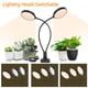 thumbnail image 5 of Luz de cultivo USB Plant Grow Light 312 LED Luz solar Espectro completo Abrazadera de escritorio ajustable Lámpara de cultivo para plantas de interior 5 niveles regulables Temporizador de 4/8 / 12H Eccomum  Luz de cultivo, 5 of 7