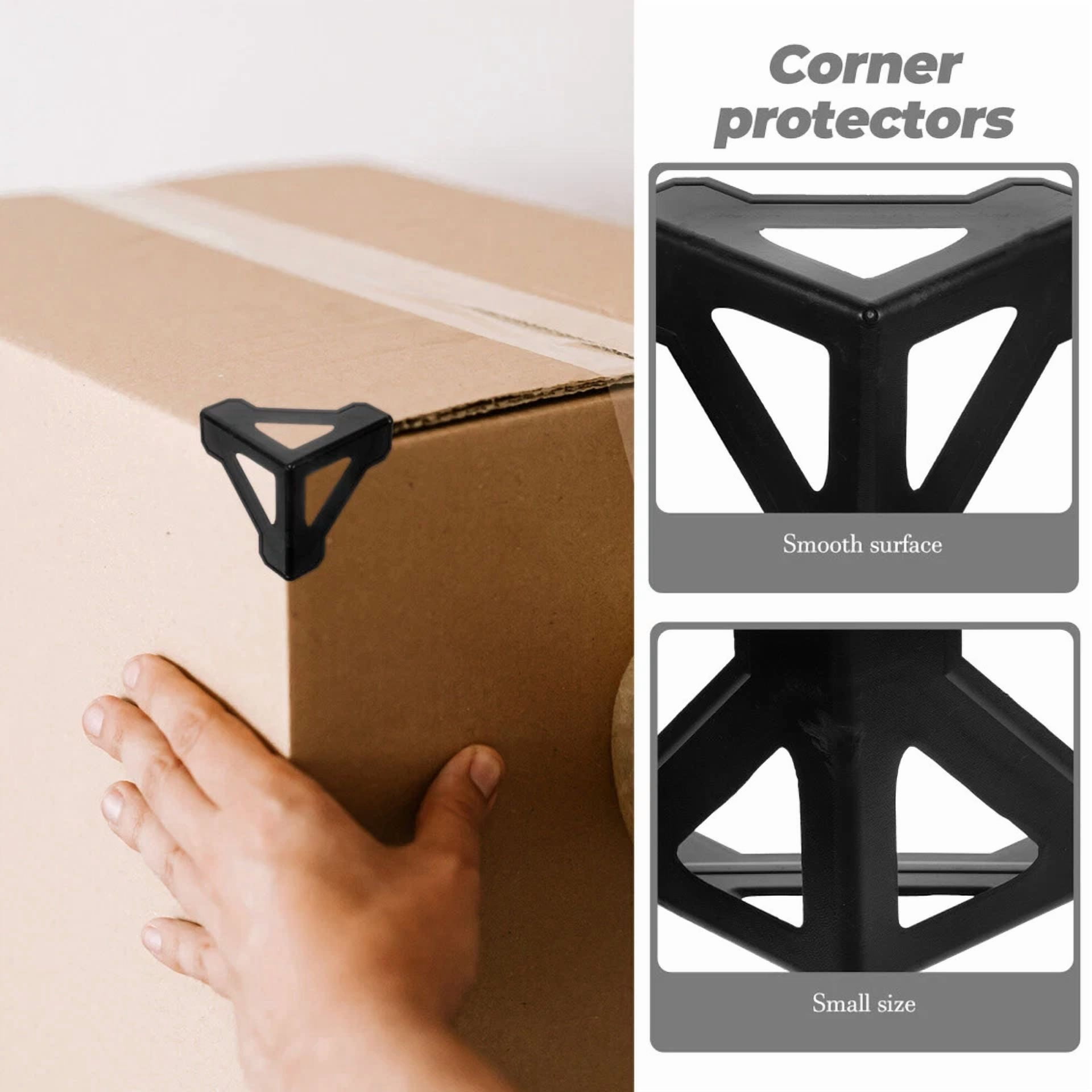 100 Pcs Carton Corner Protector Baby Child Packing Plastic Protectors