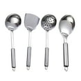 thumbnail image 1 of 4 piezas de cocina casera que cocina utensilios de cocina de acero inoxidable, 1 of 5