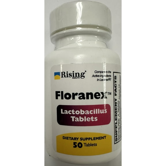 Floranex Dietary Supplement Tablets [New Formula] 50 ea (Pack of 2)