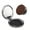 Round Shape, variant on Kdxio Dark Brown Glitter Pocket Mirror, 1X/2X Travel Makeup Mirror 2-Sided Folding Small Mirror Portable Double-Sided Magnifying Cosmetic Mirror for Gift-Round Shape
