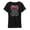 BLACK, variant on Instant Message - The Baseball Family Tour Women's Short Sleeve Graphic T-Shirt