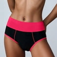 thumbnail image 1 of Comfort High Waist Underwear for Women Full Coverage Breathable Everyday Panties with Color Design, 1 of 3