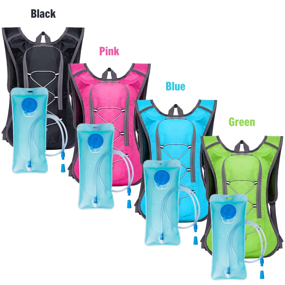 Sac à Dos Sport Ultraléger 10L Avec Réservoir D'hydratation 3L - Nylon Imperméable, 280g, Idéal Cyclisme, Course, Randonnée