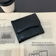 thumbnail image 5 of Wallet Retro three Fold Hollowed out card pack Student Wallet clip, 5 of 5