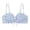 Sky Blue, variant on Venzia Women's Seamless Push Up Bra, Wirefree Crisscross Cutout Front Comfort Support Everyday Underwear Bra