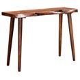 thumbnail image 1 of Console/bureau de mi-siècle en bois massif – gris, 1 of 7