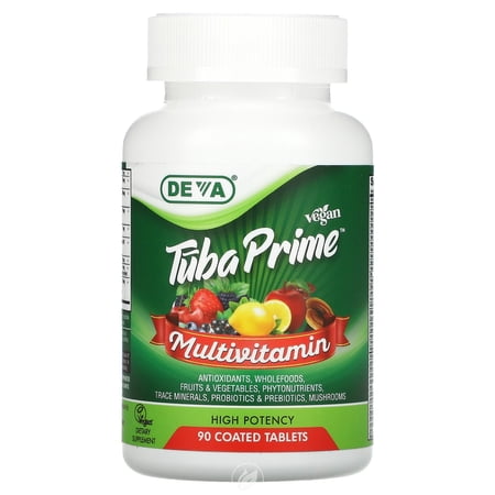 (2 Pack) Deva Vegan Vitamins Mltivit,Tuba Prime,Vgn 90 Tab