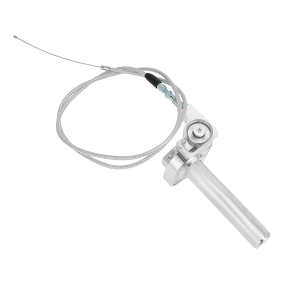 Unique Bargains 22mm Throttle Grip with White Throttle Cable CNC Aluminum Alloy Motorcycle Throttle Grip Most of Dirt Bikes Pit Bikes&mini Bike Which Is 49CC-125CC