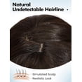 thumbnail image 4 of Long Straight Wigs with Bangs Highlight Wigs for Women 4x2 Realistic  Scalp Glueless Hair No Lace Synthetic Wig High Temperature Fiber Daily Party Use (4 30, 26 Inch), 4 of 6