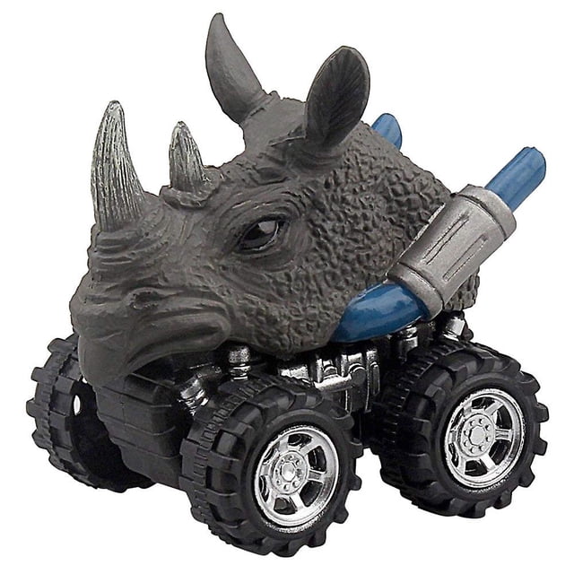 Coche de juguete HUOGUO modelo de dinosaurio para niños, regalo con tapa retráctil