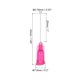 thumbnail image 2 of Uxcell 100Pcs 25G Agujas de Dispensación con Luer Lock, Tubo de Aguja de PTFE Flexible de 1" Color Rojo, 2 of 6