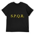 thumbnail image 3 of SPQR Men's Cotton Short Sleeve HD Print Tee for Casual T-Shirt Crew Neck Top Black M, 3 of 7