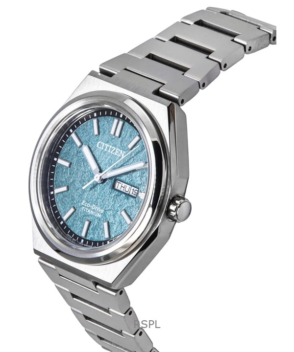 Citizen Zenshin Super Titanium Green Dial Eco-Drive AW0130-85X