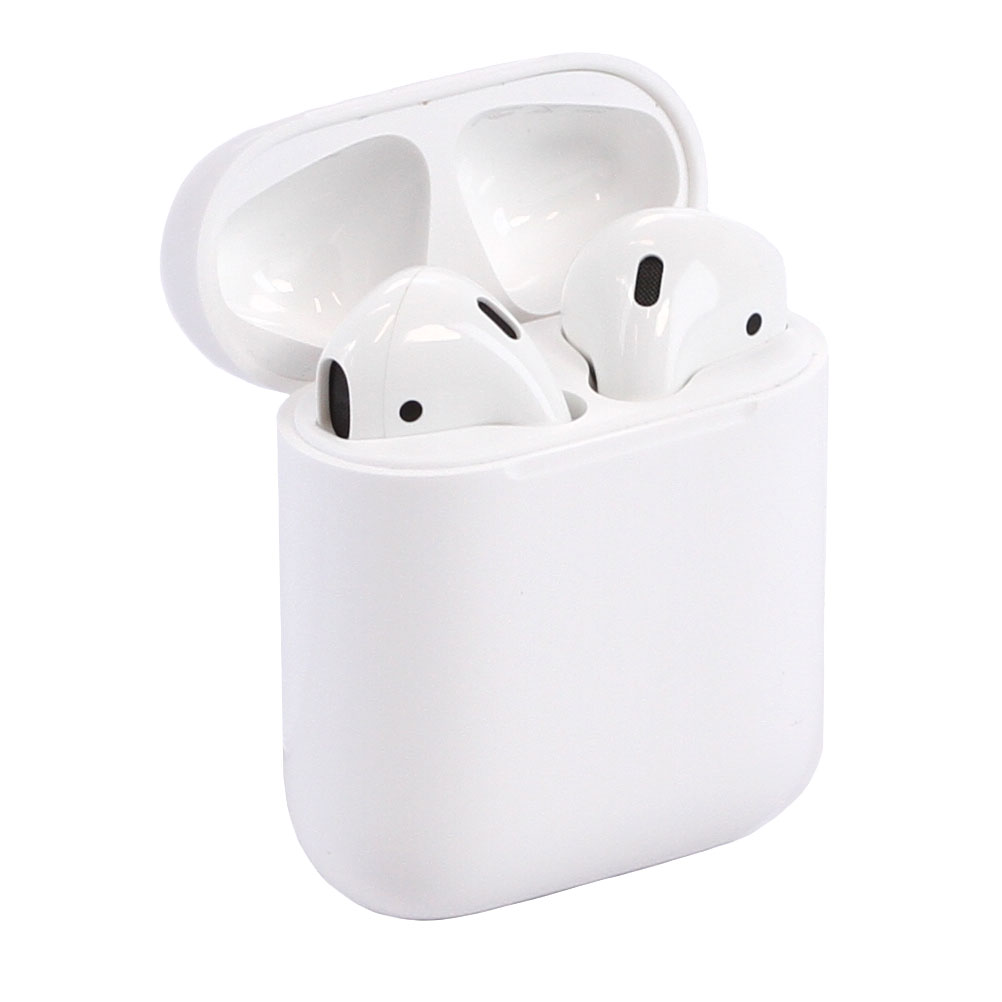 (Used) Apple AirPods Bluetooth Wireless Earphones w/ MFI Cable - White - image 3 of 3