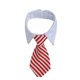 thumbnail image 1 of Piezas de pajarita ajustable para mascotas a cuadros negro rojo esmoquin formal para mascotas corbata de disfraz collar para cachorro, 1 of 5