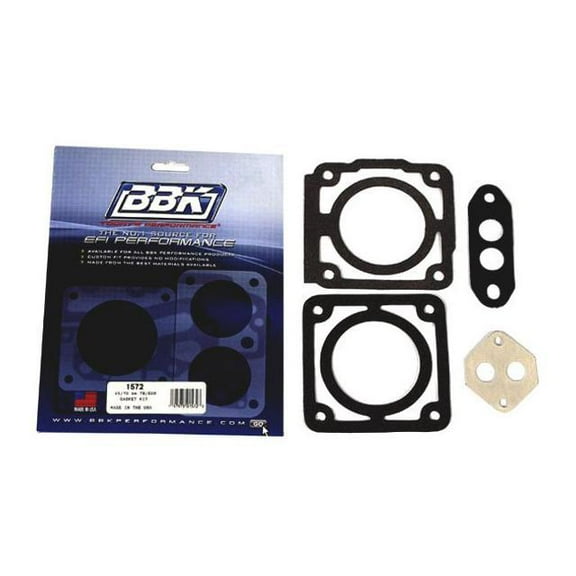 Bbk Performance 1572 Throttle Body Gasket Kit Fits select: 1986-1995 FORD F150, 1986-1993 FORD MUSTANG
