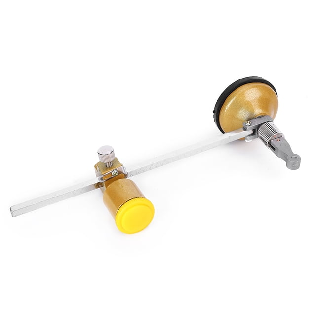 Cortador de círculos de vidrio con rotación de 360°, brújula, diámetro de 40 cm, herramienta de corte circular ajustable
