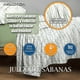 thumbnail image 4 of Juego De Sábana Hotelera Matrimonial Microfibra Premium incluye 4 Fundas De almohada Mod-D15 MELOCOTTON HOGAR, 4 of 5
